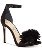 Jessica Simpson Jeena Flower Pom-pom Sandals Women's Shoes
