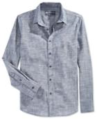 American Rag Men's Textured Print Shirt, Only At Macy's