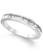 Diamond Channel Band In 14k White Gold (1/2 Ct. T.w.)