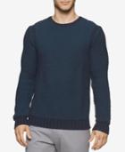 Calvin Klein Men's Dual-color Textured Knit Sweater