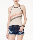 American Rag Juniors' Graphic Halter Top, Created For Macy's