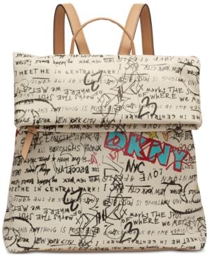 Dkny Tilly Graffiti Backpack, Created For Macy's