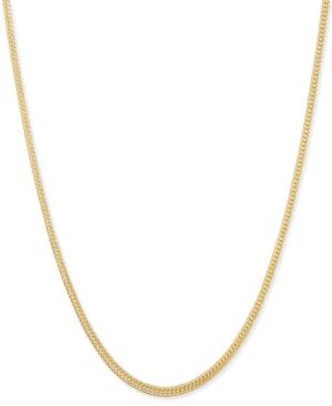 Italian Gold Foxtail 22 Chain Necklace In 14k Gold