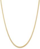 Italian Gold Foxtail 22 Chain Necklace In 14k Gold