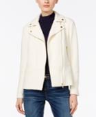 Inc International Concepts Petite Textured Moto Jacket, Only At Macy's