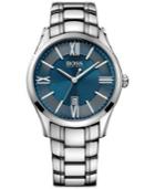 Hugo Boss Men's Ambassador Stainless Steel Bracelet Watch 43mm 1513034
