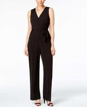 Ny Collection Surplice Jumpsuit