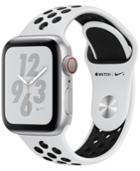 Apple Watch Nike+ Series 4 Gps + Cellular, 40mm Silver Aluminum Case With Pure Platinum Black Nike Sport Band