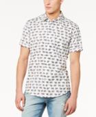 American Rag Men's Walking Elephants-print Shirt, Created For Macy's