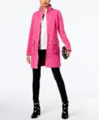 Inc International Concepts Stand-collar Knit Coat, Created For Macy's