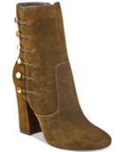 Guess Women's Lucena Block-heel Button Booties Women's Shoes