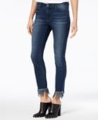 William Rast Fringe Hem Skinny Jeans