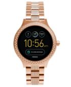 Fossil Q Women's Venture Gen 3 Rose Gold-tone Stainless Steel Touchscreen Smart Watch 42mm