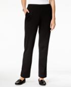 Alfred Dunner Ponte-knit Pull-on Pants