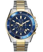 Bulova Men's Chronograph Marine Star Two-tone Stainless Steel Bracelet Watch 43mm 98b230