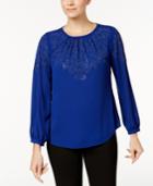 Charter Club Studded Blouse, Created For Macy's