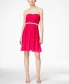 Calvin Klein Strapless Embellished Dress