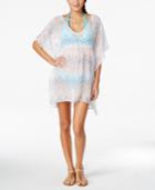 Miken Chevron-print Kimono Cover-up Women's Swimsuit
