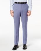 Dkny Men's Modern-fit Stretch Blue Suit Pants
