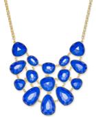 Charter Club Gold-tone Colored Stone Statement Necklace, Only At Macy's