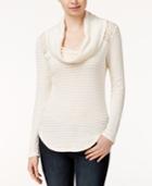 Maison Jules Cowl-neck Contrast Sweater, Only At Macys