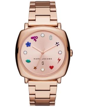 Marc Jacobs Women's Mandy Rose Gold-tone Stainless Steel Bracelet Watch 34mm