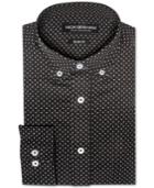 Nick Graham Men's Slim-fit Pin Dot Dress Shirt
