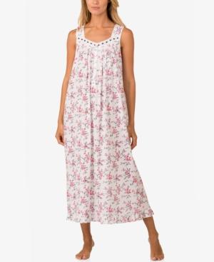 Eileen West Lace-trimmed Knit Ballet-length Nightgown