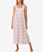 Eileen West Lace-trimmed Knit Ballet-length Nightgown
