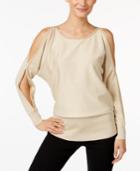 Thalia Sodi Dolman-sleeve Chain-trim Sweater, Only At Macy's