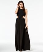 B Darlin Juniors' Studded Cutout Gown