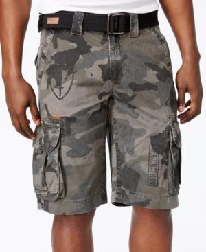 Affliction Men's Camo Cargo Shorts