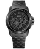 Hugo Boss Men's Chronograph Origin Black Silicone Strap Watch 46mm 1513031