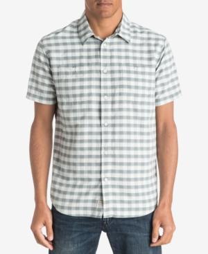 Quiksilver Men's Waterman Wake Yarn-dyed Plaid Shirt