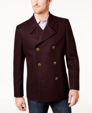 Tallia Men's Burgundy Pea Coat