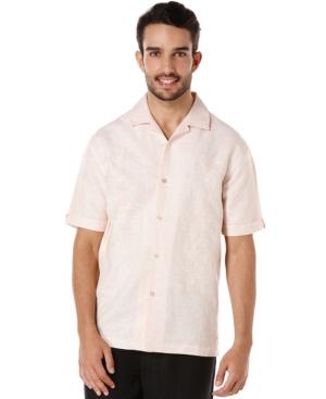 Cubavera Short-sleeve Slub Placed Shirt