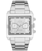 A/x Armani Exchange Men's Chronograph East-west Stainless Steel Bracelet Watch 43x43mm Ax2223