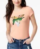 Guess Sunset Palms Logo-print T-shirt