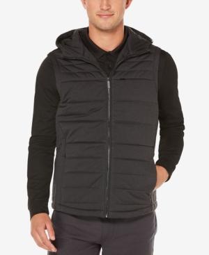 Perry Ellis Men's Hooded Puffer Vest