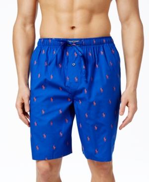 Polo Ralph Lauren Men's Woven Pony Player Sleep Shorts