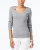 Tommy Hilfiger Long-sleeve Logo T-shirt, Only At Macy's