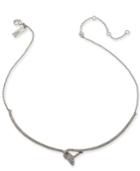 I.n.c. Woman Silver-tone Pave Snake Collar Necklace, 16 + 3 Extender, Created For Macy's