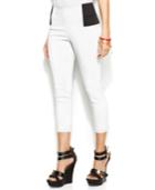 Thalia Sodi Skinny Elastic-inset Capri Pants