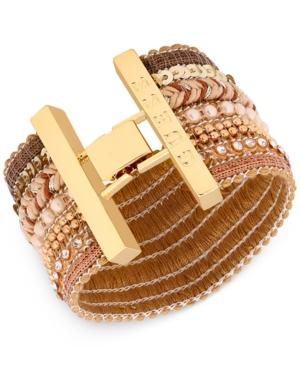 Guess Gold-tone Multi-style Flex Bracelet