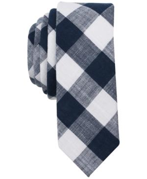 Original Penguin Men's Eldon Check Skinny Tie
