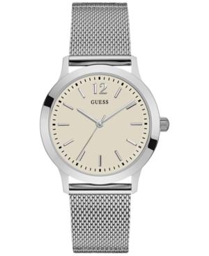 Guess Men's Classic Stainless Steel Mesh Bracelet Watch 37mm U0921g2