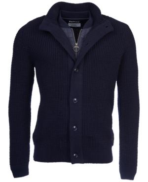 Barbour Men's Helm Layered Wool Cardigan