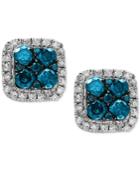 Effy Diamond Stud Earrings (3/4 Ct. T.w.) In 14k White Gold