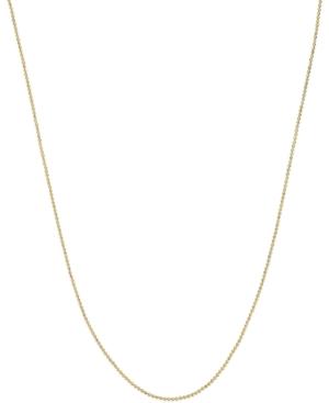 Beaded Link Necklace In 14k Gold