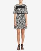Cece Alayna Floral-print Ruffle Fit & Flare Dress